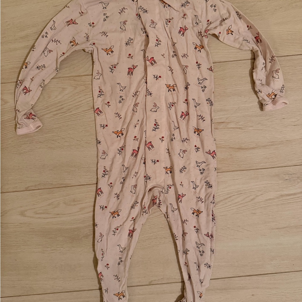 Magnetic Me Pink One Piece with Animal Print - 9-12 mos